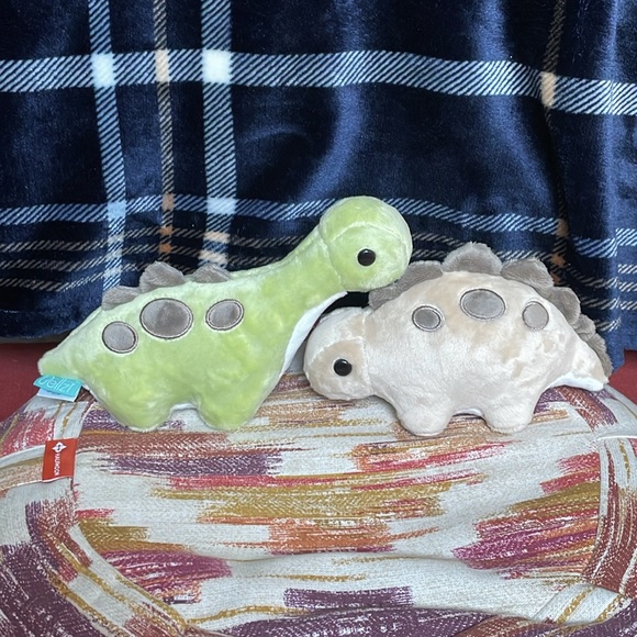 Bellzi Brontosaurus Stegosaurus dinosaur plushies plush toys like new - Picture 2 of 3